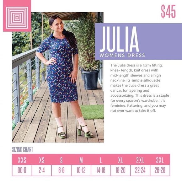 EUC Lularoe Julia - Picture 3 of 3